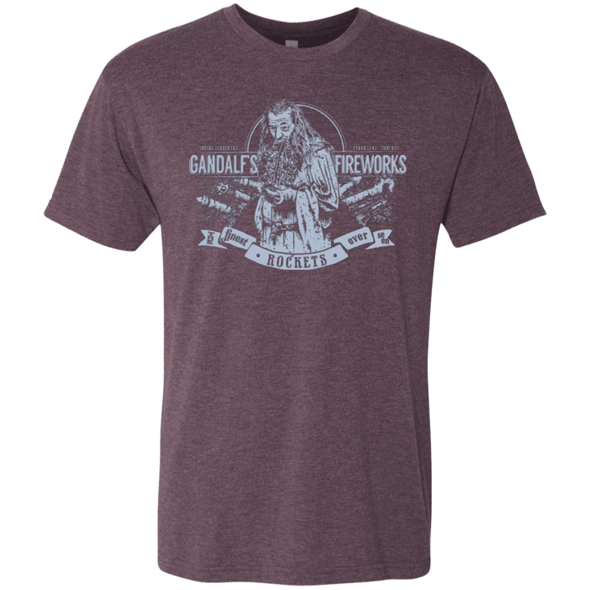 T-Shirts Vintage Purple / Small Gandalfs Fireworks Men's Triblend T-Shirt