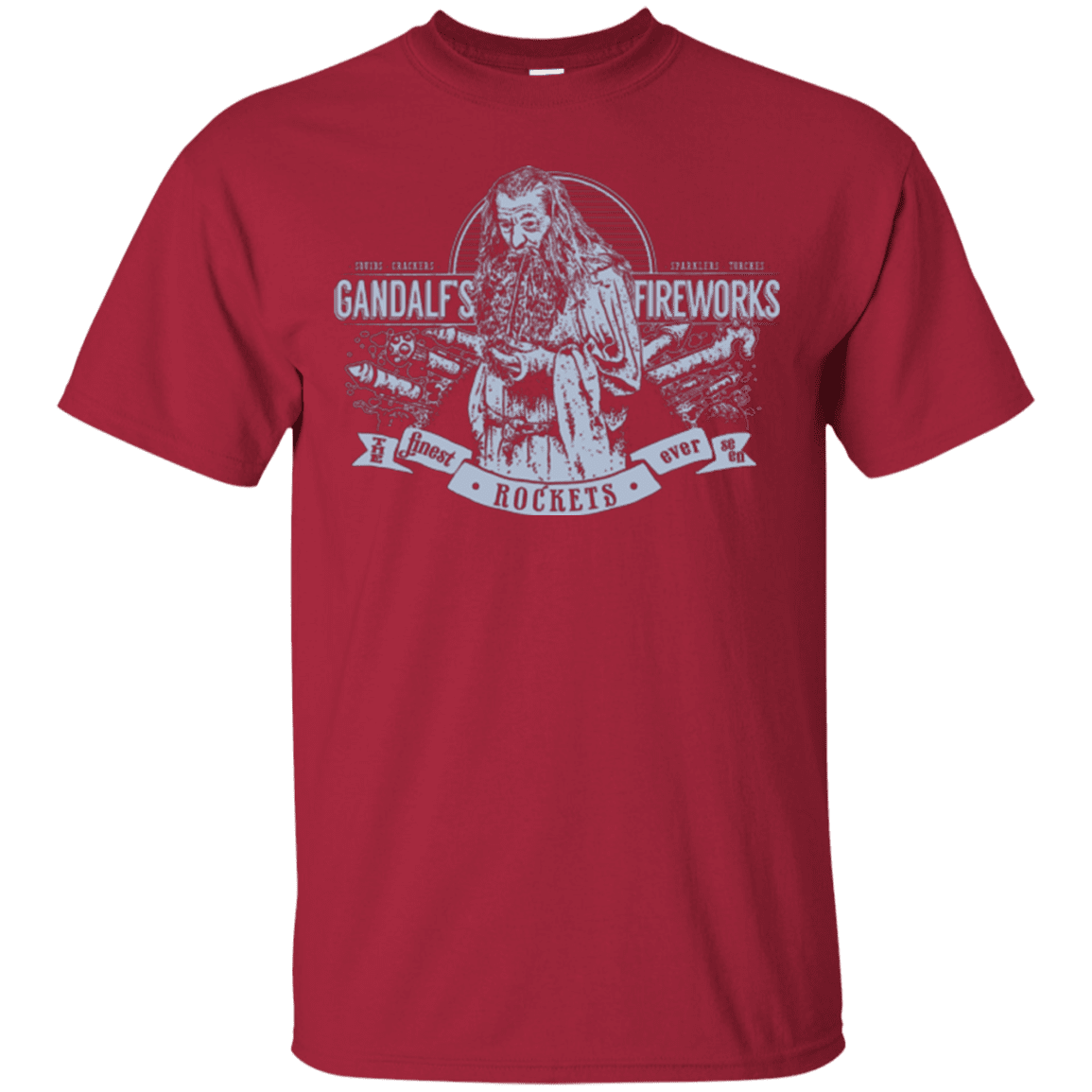 T-Shirts Cardinal / Small Gandalfs Fireworks T-Shirt