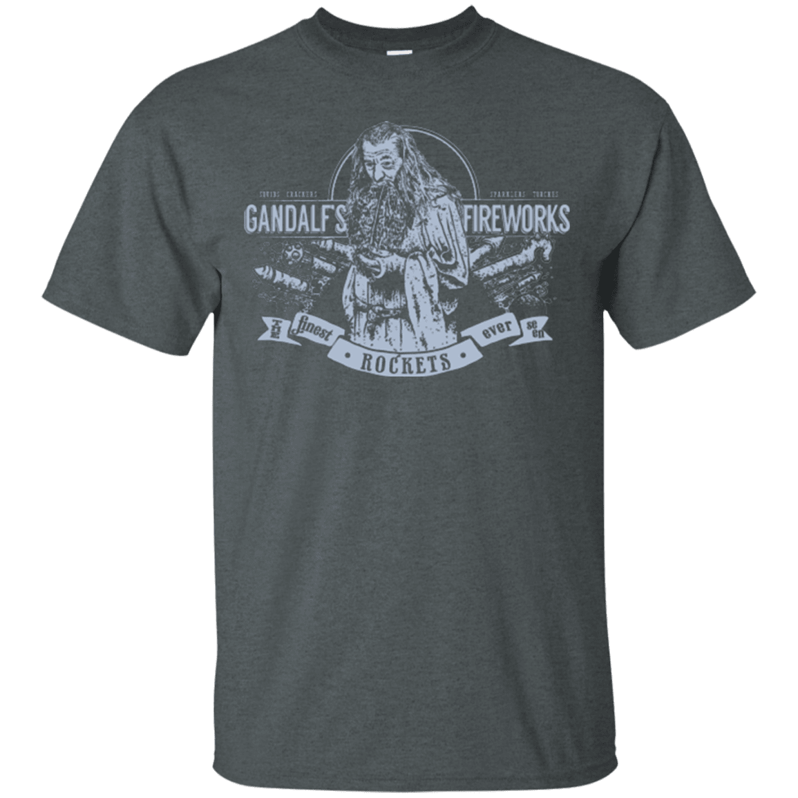 T-Shirts Dark Heather / Small Gandalfs Fireworks T-Shirt
