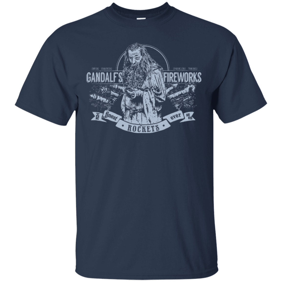 T-Shirts Navy / Small Gandalfs Fireworks T-Shirt