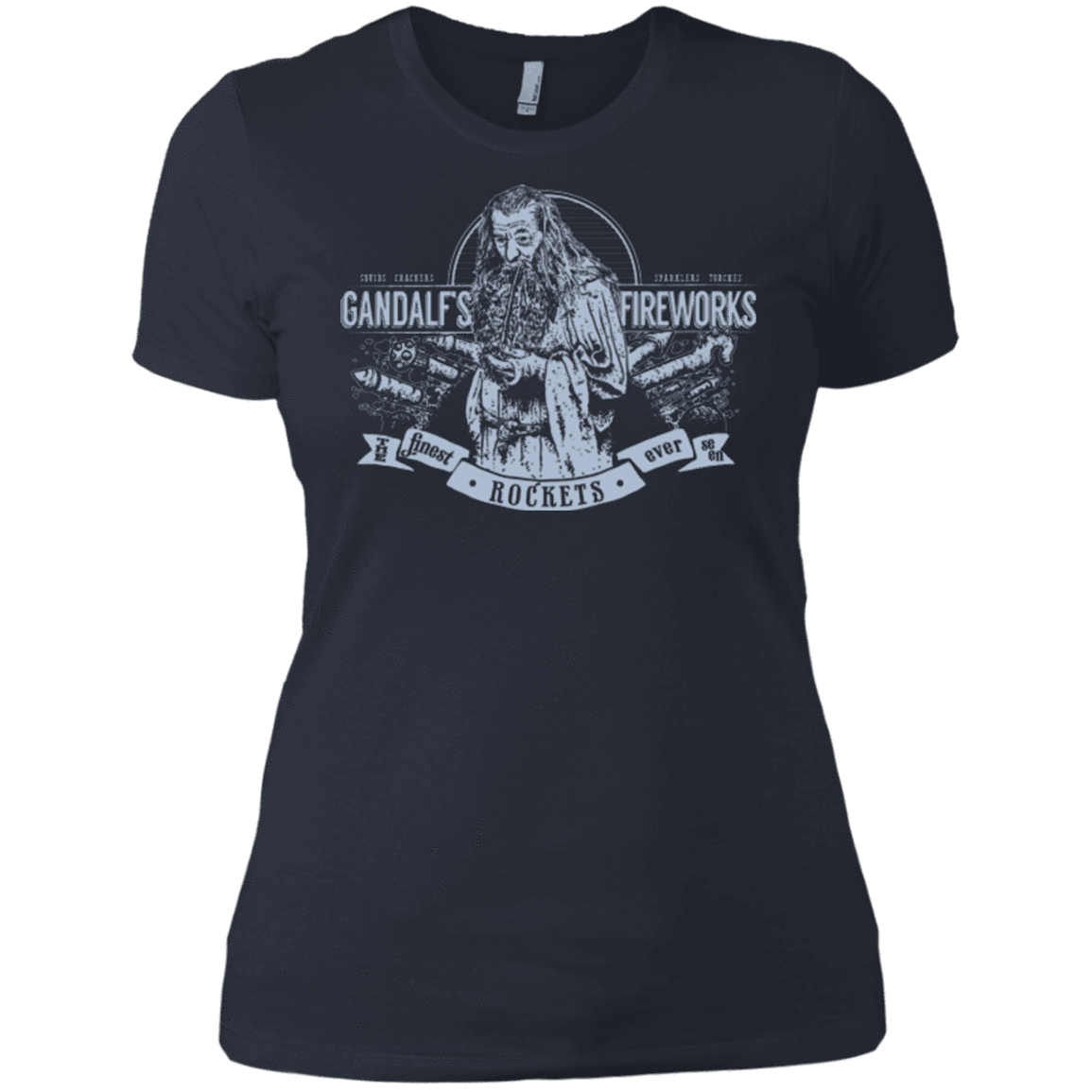 T-Shirts Indigo / X-Small Gandalfs Fireworks Women's Premium T-Shirt