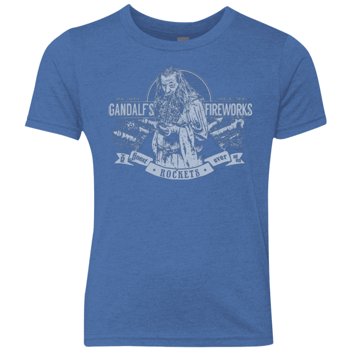 T-Shirts Vintage Royal / YXS Gandalfs Fireworks Youth Triblend T-Shirt