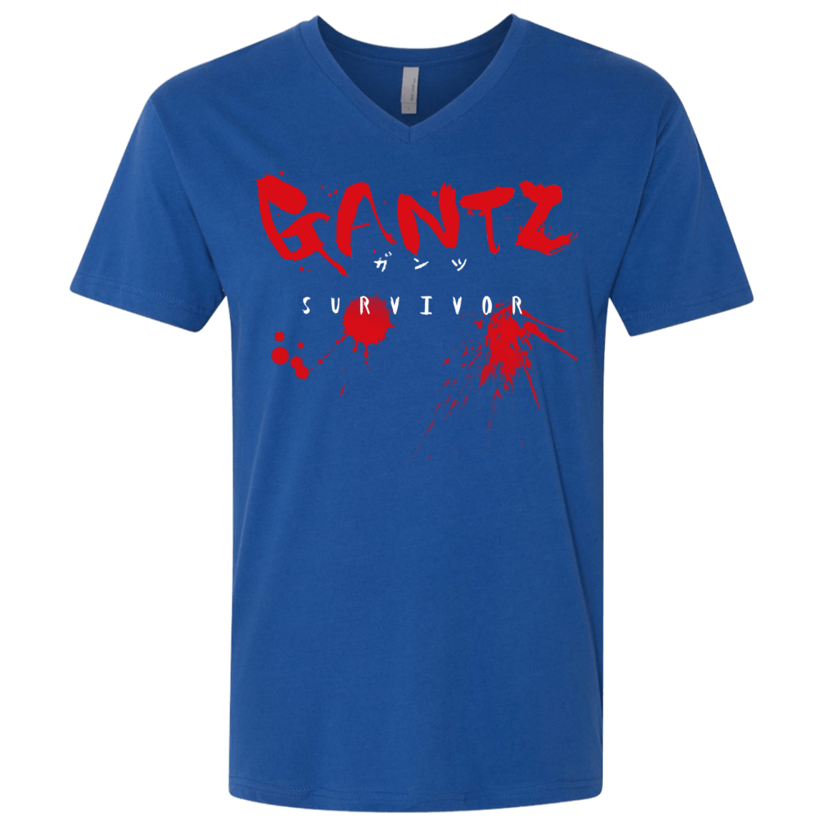 T-Shirts Royal / X-Small Gantz Survivor Men's Premium V-Neck