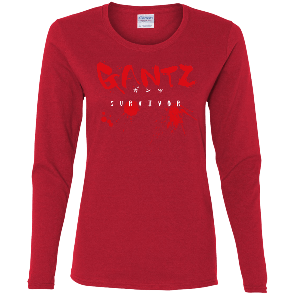 T-Shirts Red / S Gantz Survivor Women's Long Sleeve T-Shirt
