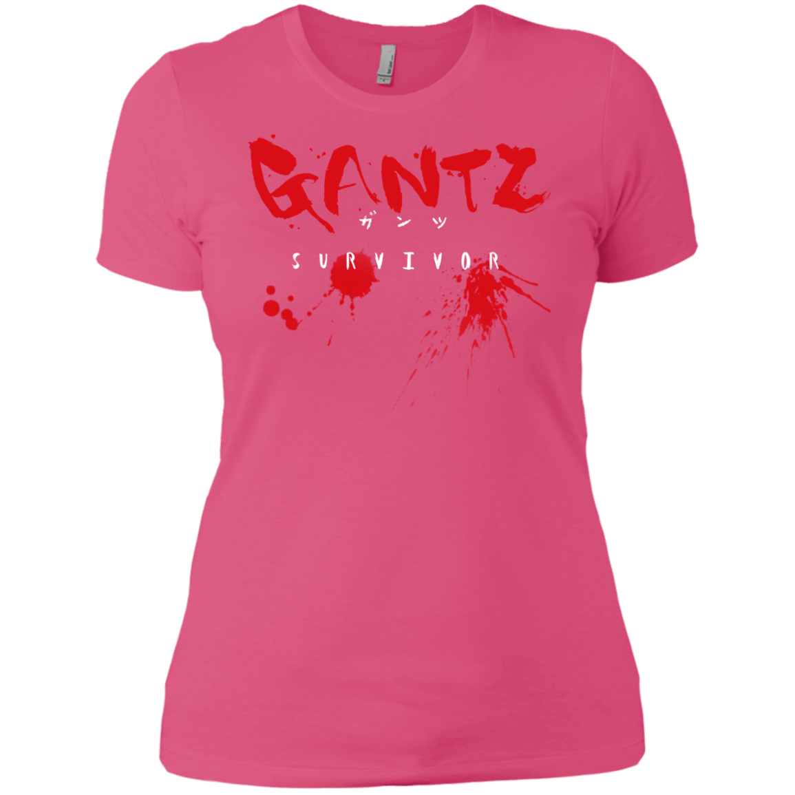 T-Shirts Hot Pink / X-Small Gantz Survivor Women's Premium T-Shirt