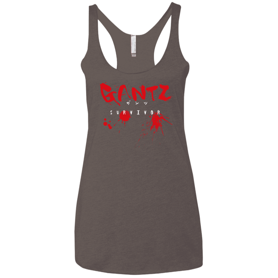 T-Shirts Macchiato / X-Small Gantz Survivor Women's Triblend Racerback Tank