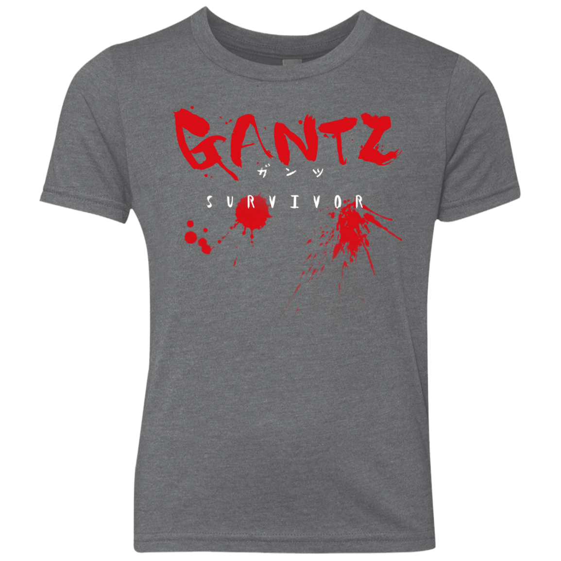 T-Shirts Premium Heather / YXS Gantz Survivor Youth Triblend T-Shirt