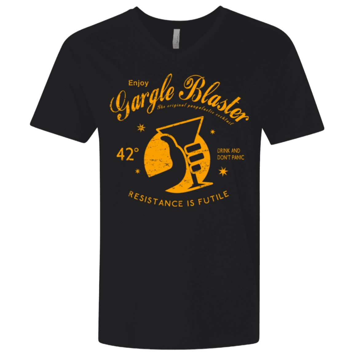 T-Shirts Black / X-Small Gargle blaster Men's Premium V-Neck