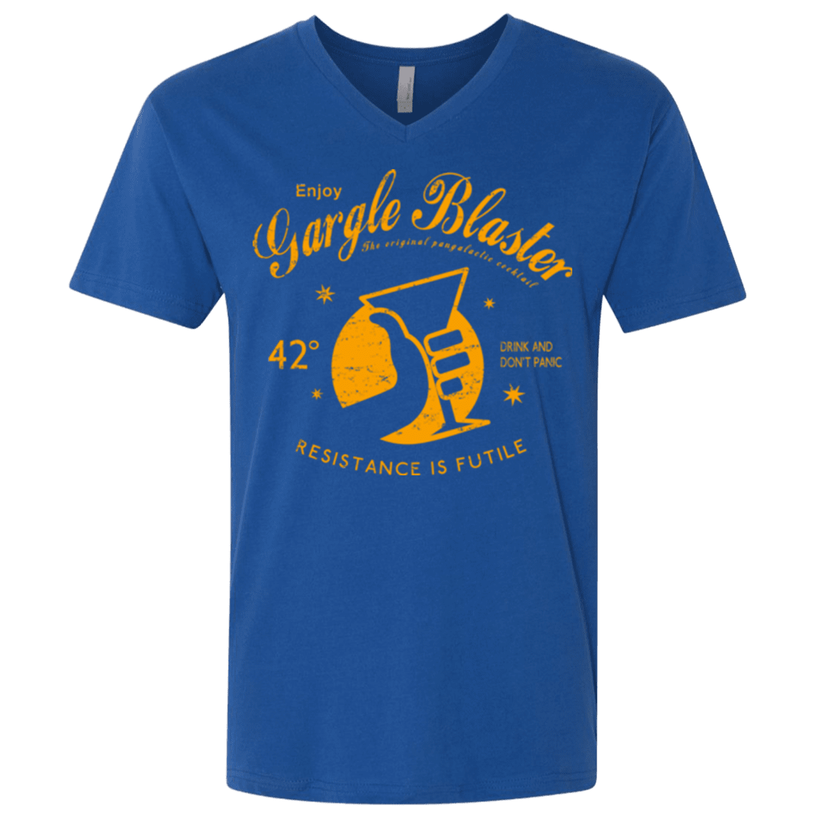 T-Shirts Royal / X-Small Gargle blaster Men's Premium V-Neck