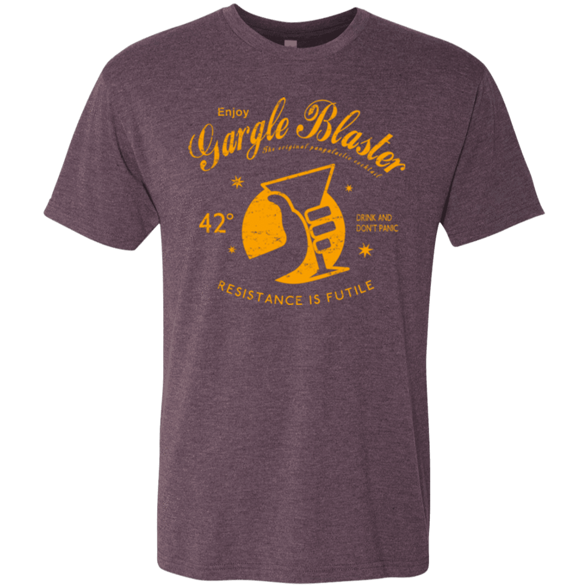 T-Shirts Vintage Purple / Small Gargle blaster Men's Triblend T-Shirt
