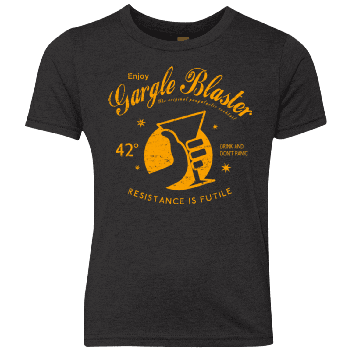 T-Shirts Vintage Black / YXS Gargle blaster Youth Triblend T-Shirt