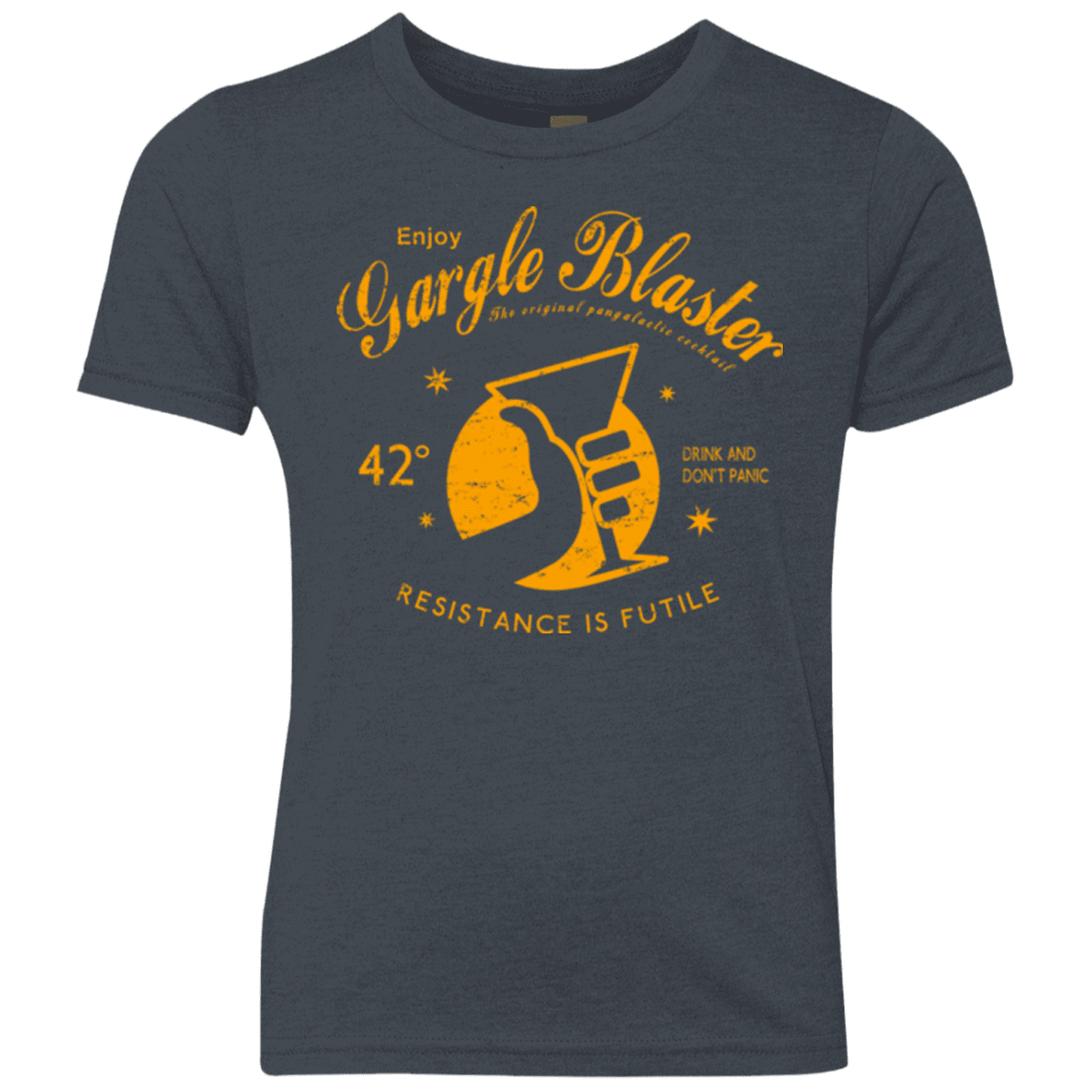 T-Shirts Vintage Navy / YXS Gargle blaster Youth Triblend T-Shirt