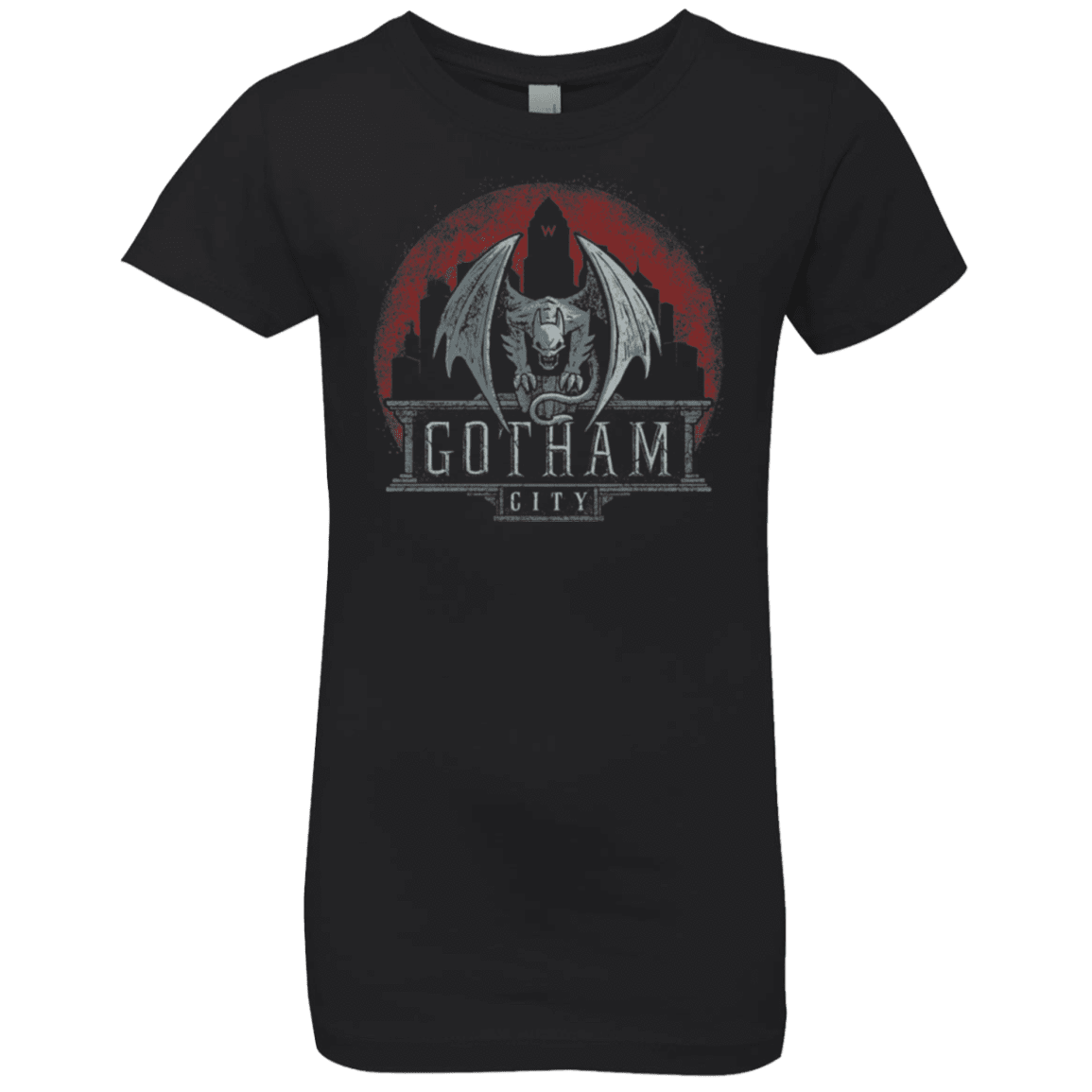 T-Shirts Black / YXS Gargoyle of Gotham Girls Premium T-Shirt