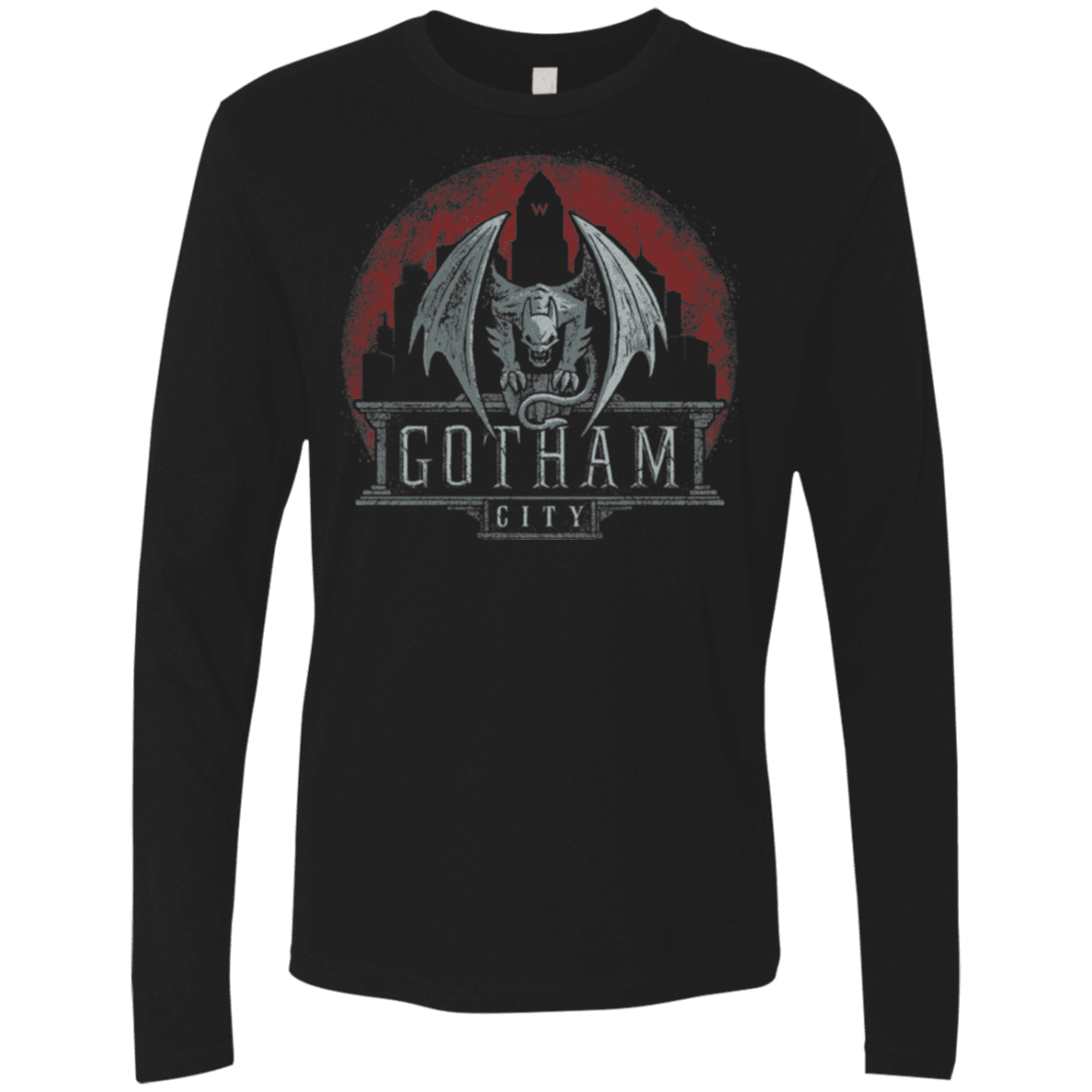 T-Shirts Black / Small Gargoyle of Gotham Men's Premium Long Sleeve