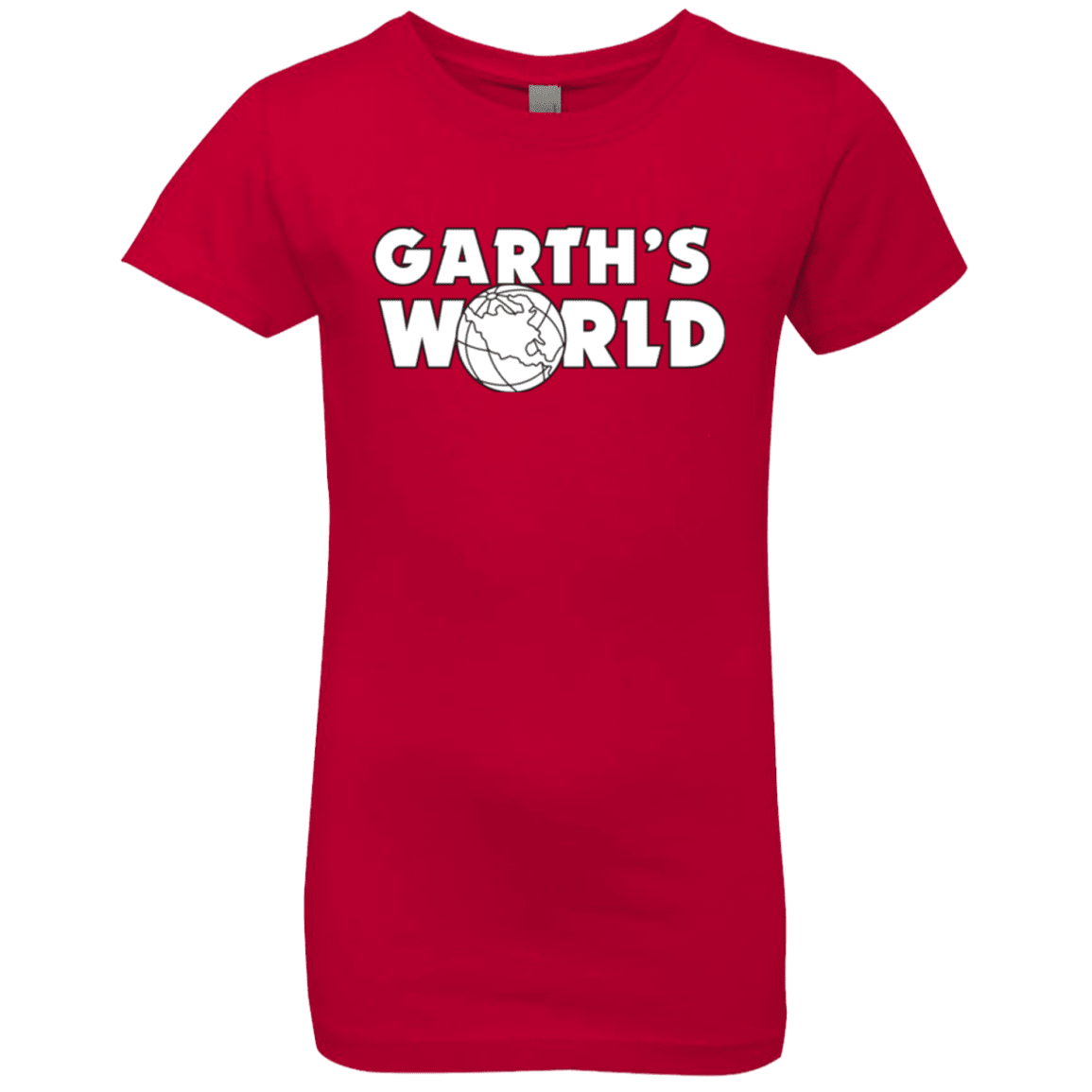 T-Shirts Red / YXS Garth's World Girls Premium T-Shirt