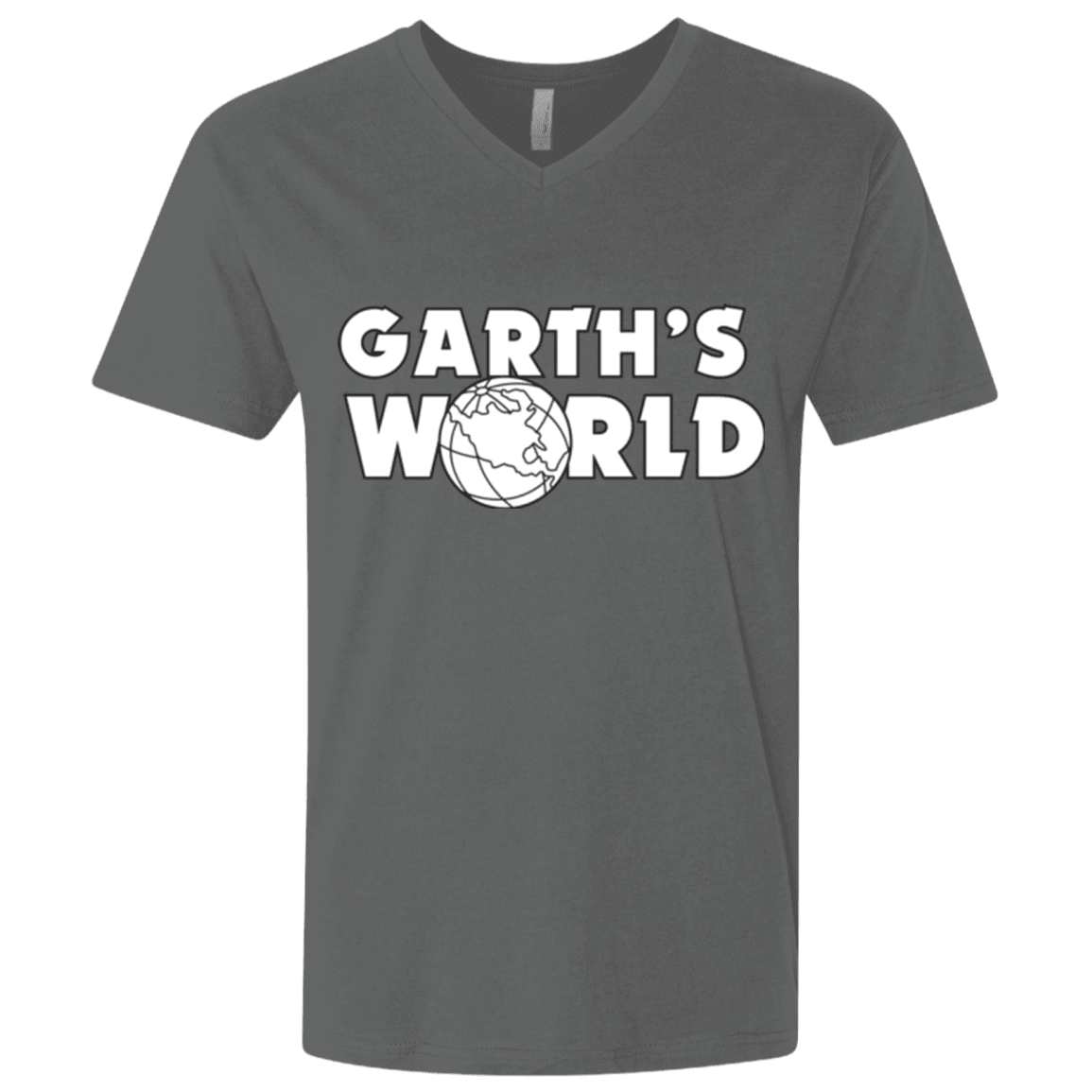 T-Shirts Heavy Metal / X-Small Garth's World Men's Premium V-Neck