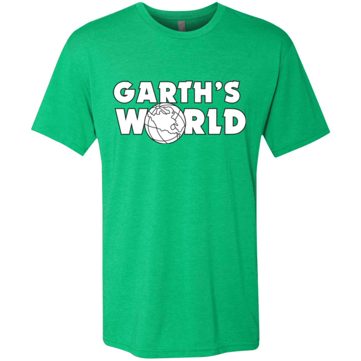 T-Shirts Envy / Small Garth's World Men's Triblend T-Shirt