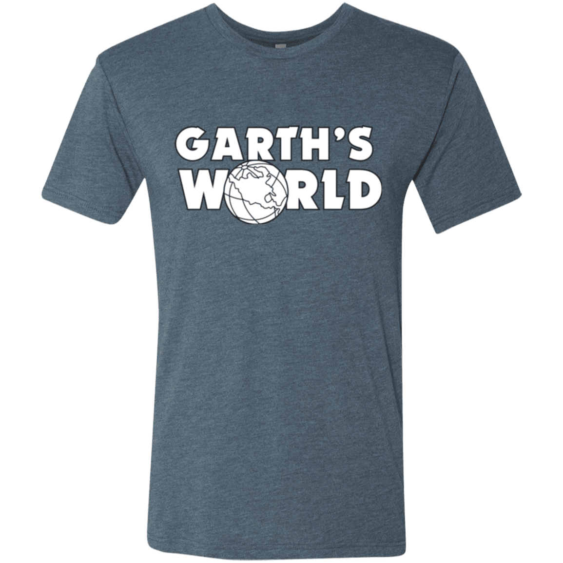 T-Shirts Indigo / Small Garth's World Men's Triblend T-Shirt