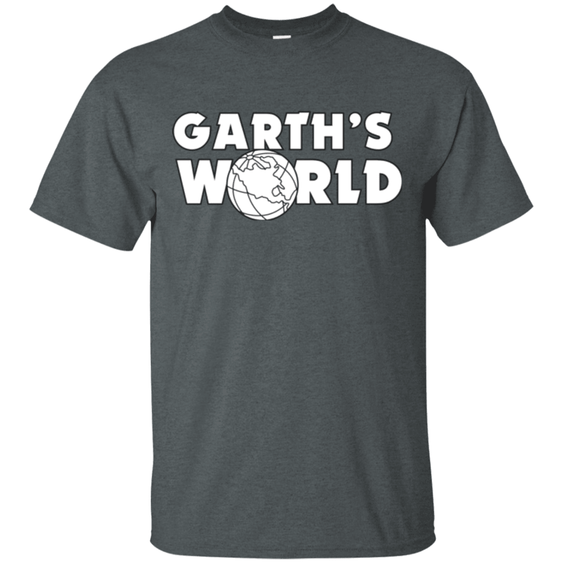 T-Shirts Dark Heather / Small Garth's World T-Shirt