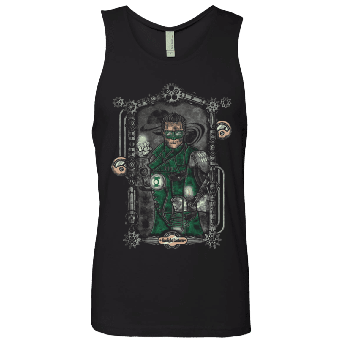 T-Shirts Black / Small Gaslight Lantern Men's Premium Tank Top