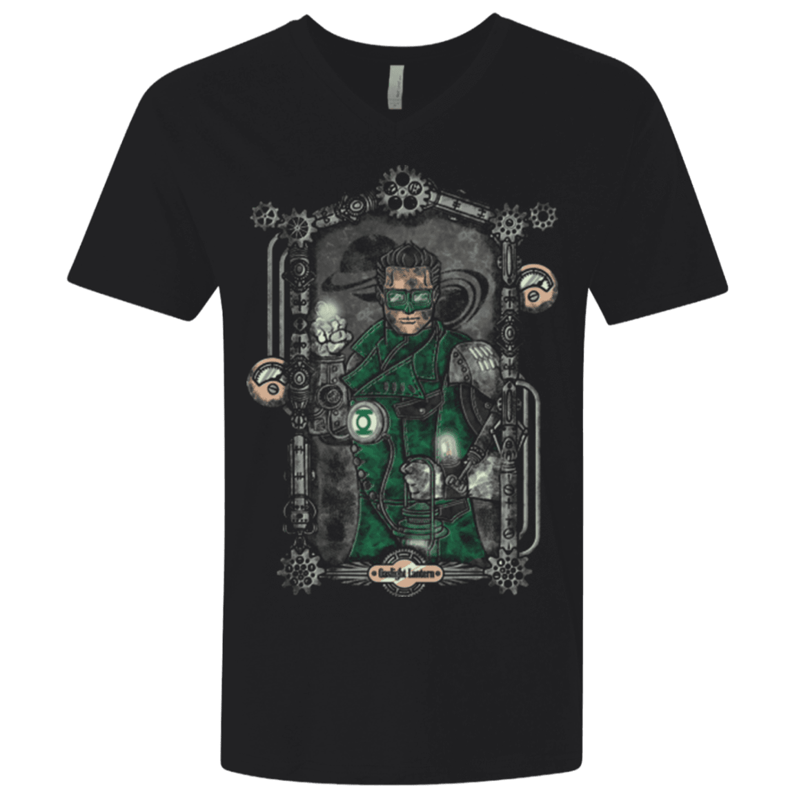 T-Shirts Black / X-Small Gaslight Lantern Men's Premium V-Neck