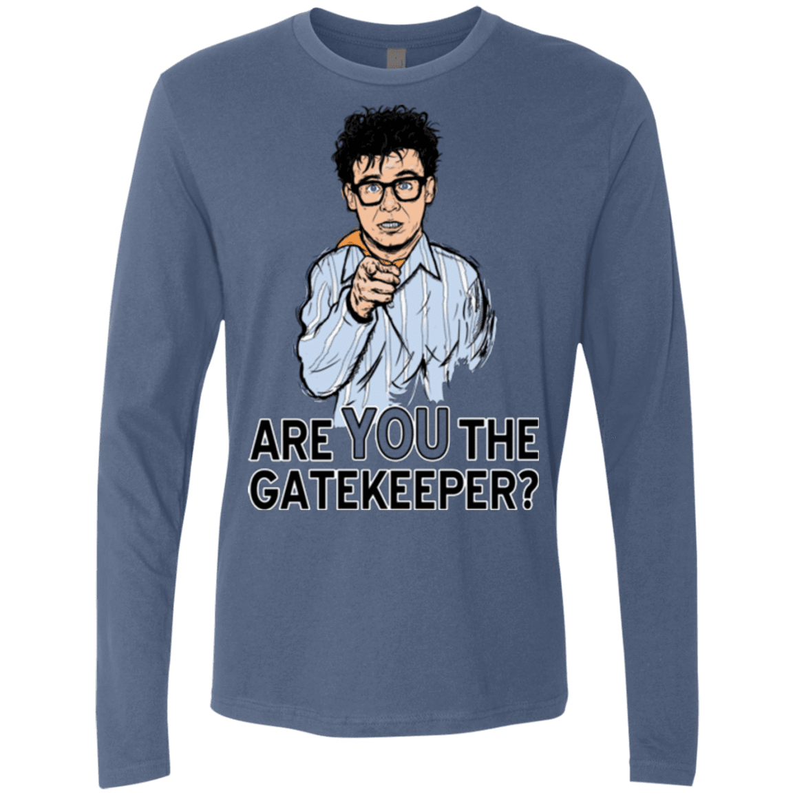 T-Shirts Indigo / Small gatekeeper Men's Premium Long Sleeve