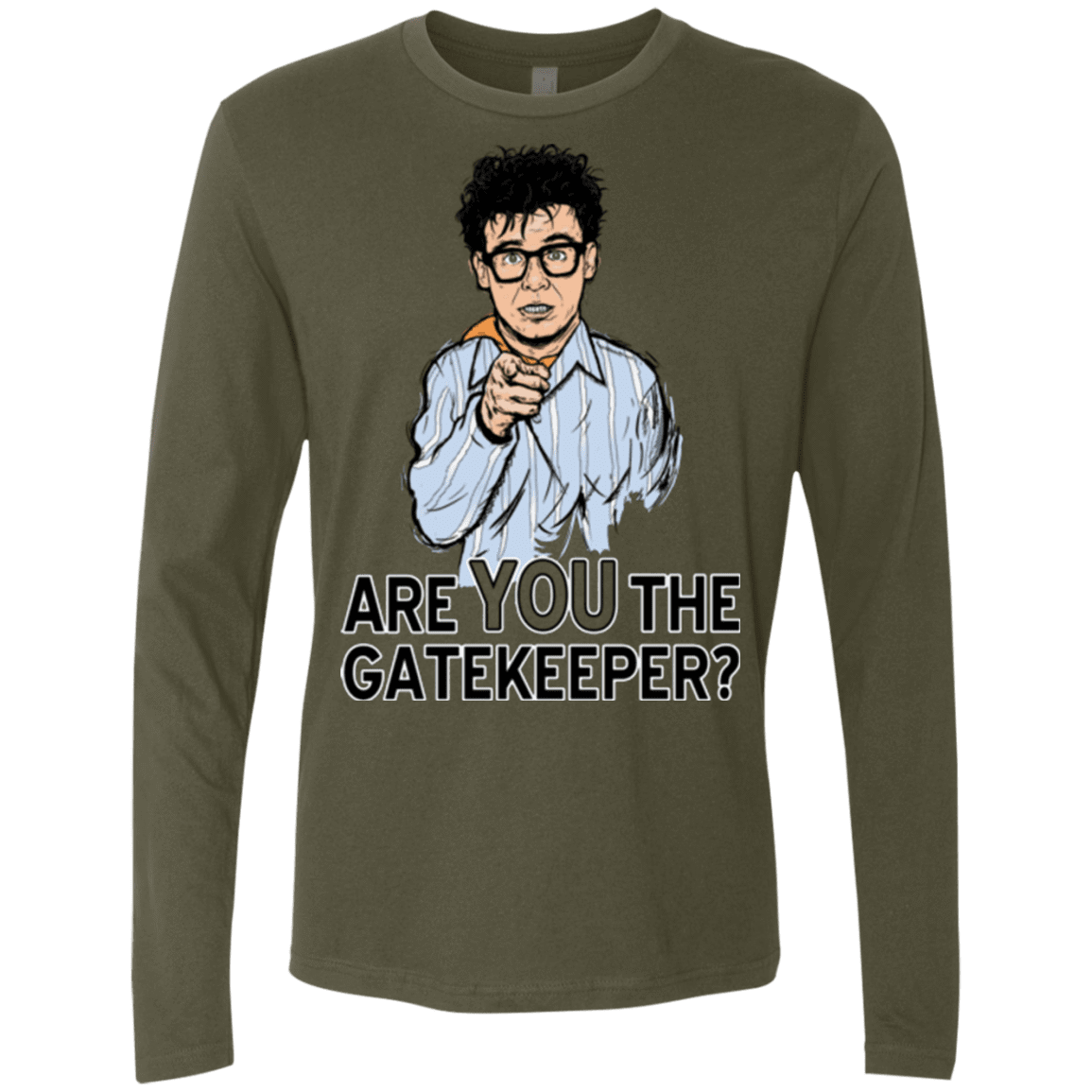 T-Shirts Military Green / Small gatekeeper Men's Premium Long Sleeve