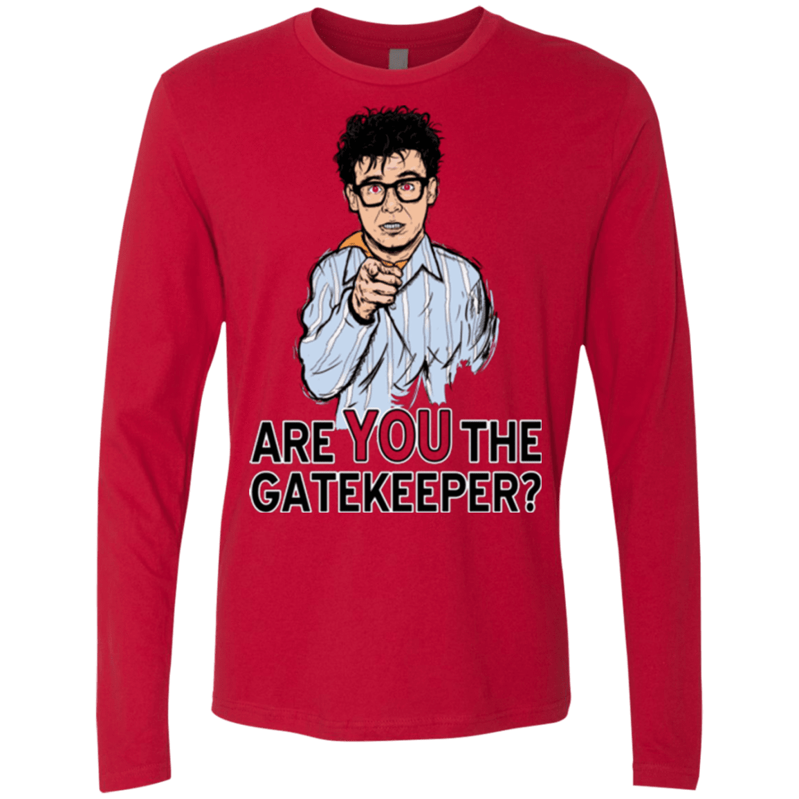 T-Shirts Red / Small gatekeeper Men's Premium Long Sleeve