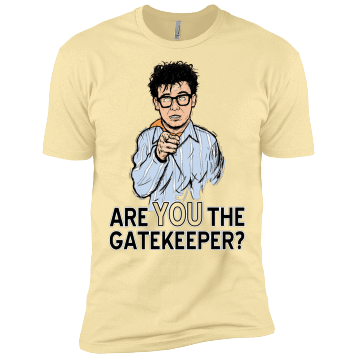 T-Shirts Banana Cream / X-Small gatekeeper Men's Premium T-Shirt