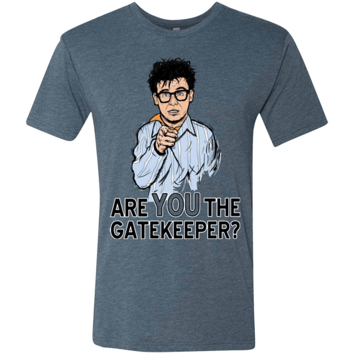 T-Shirts Indigo / Small gatekeeper Men's Triblend T-Shirt