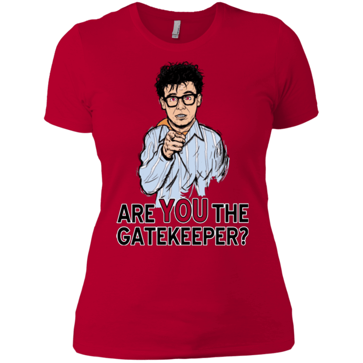 T-Shirts Red / X-Small gatekeeper Women's Premium T-Shirt