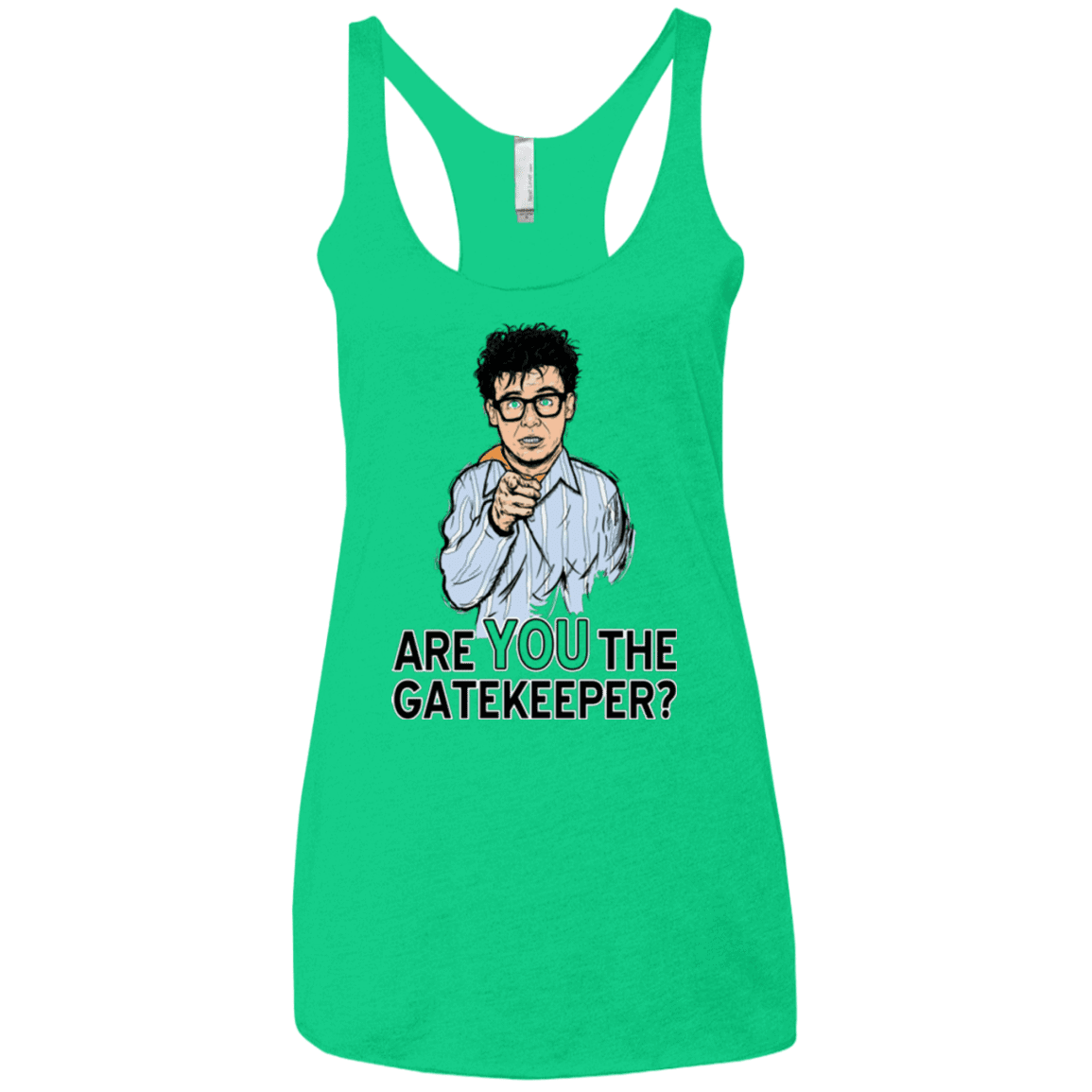 T-Shirts Envy / X-Small gatekeeper Women's Triblend Racerback Tank