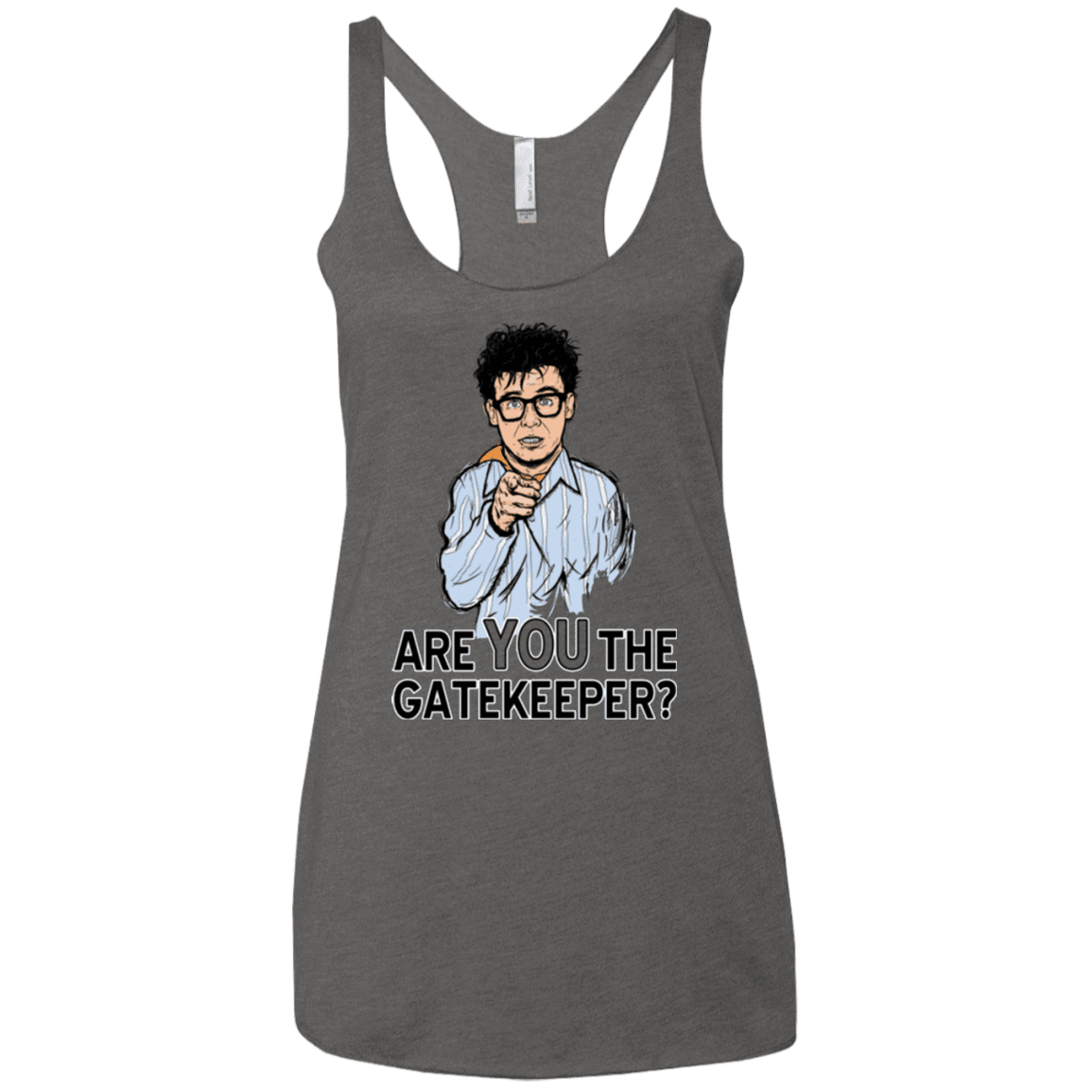 T-Shirts Premium Heather / X-Small gatekeeper Women's Triblend Racerback Tank