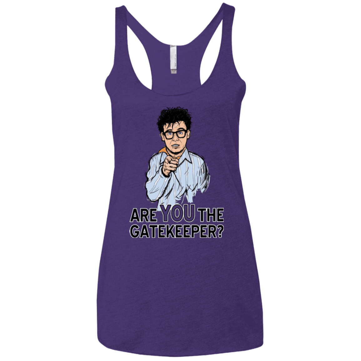 T-Shirts Purple / X-Small gatekeeper Women's Triblend Racerback Tank
