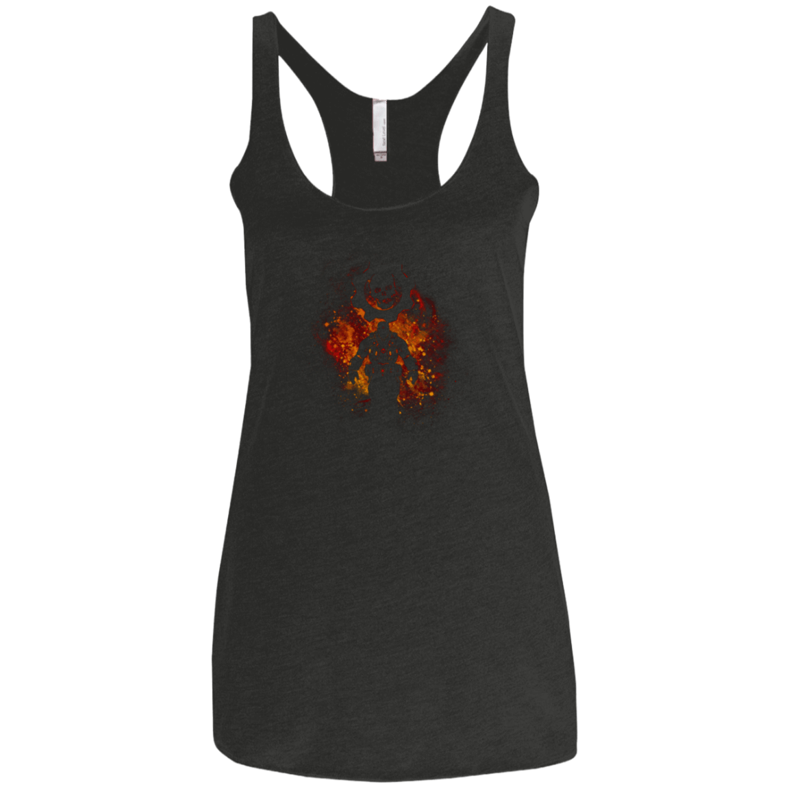 T-Shirts Vintage Black / X-Small Gears Art Women's Triblend Racerback Tank