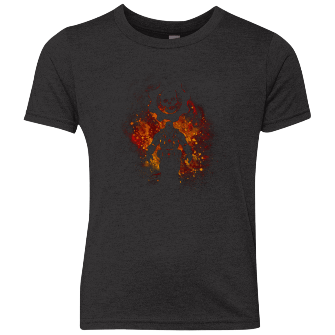 T-Shirts Vintage Black / YXS Gears Art Youth Triblend T-Shirt