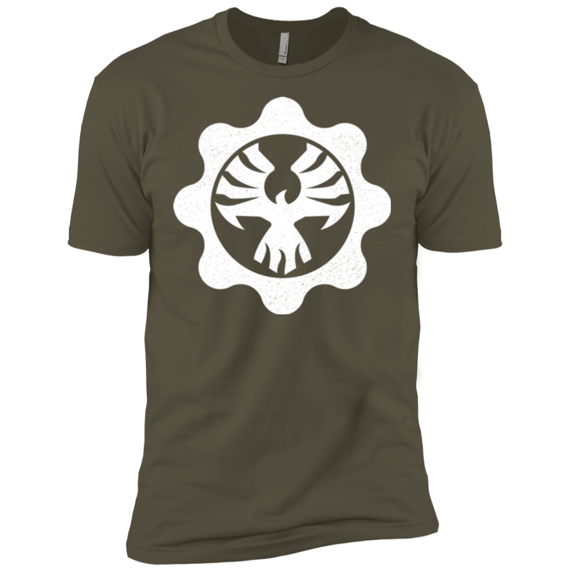 T-Shirts Military Green / X-Small Gears of War 4 Cog Emblem Men's Premium T-Shirt