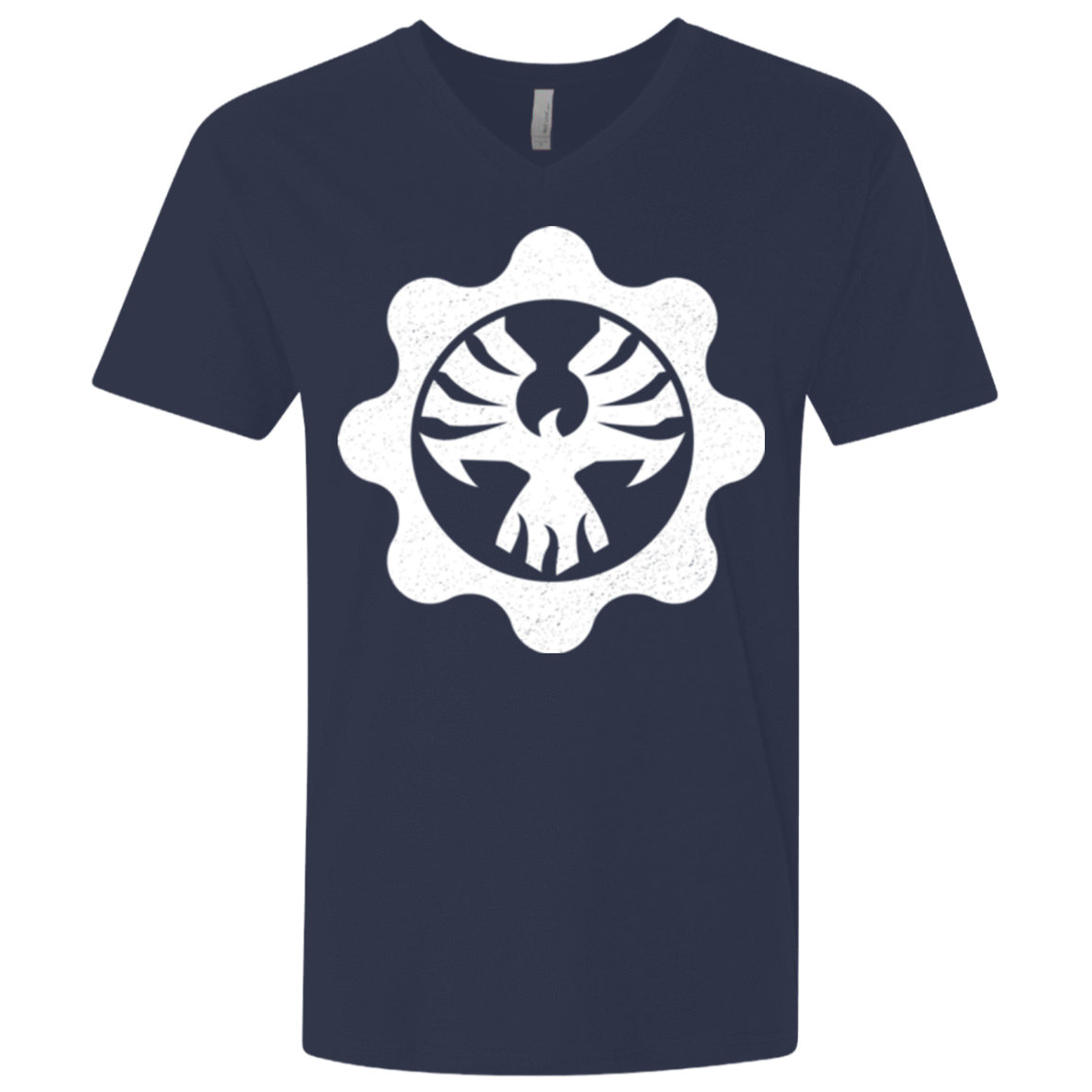 T-Shirts Midnight Navy / X-Small Gears of War 4 Cog Emblem Men's Premium V-Neck