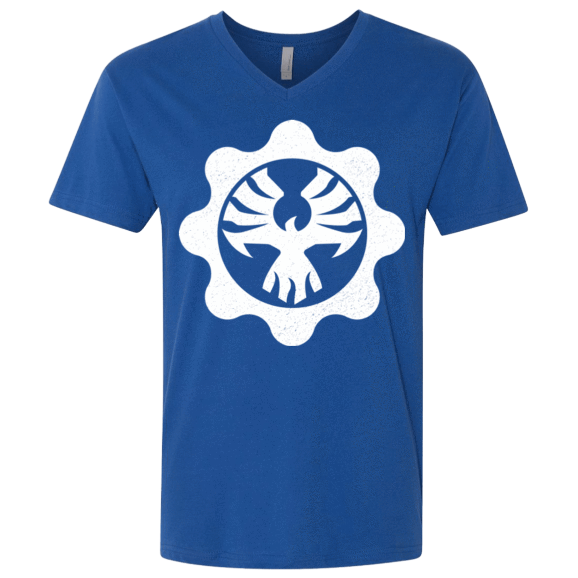 T-Shirts Royal / X-Small Gears of War 4 Cog Emblem Men's Premium V-Neck
