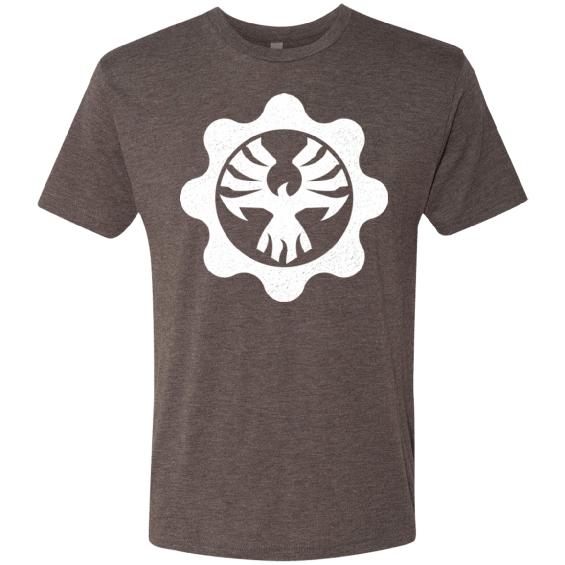 T-Shirts Macchiato / Small Gears of War 4 Cog Emblem Men's Triblend T-Shirt