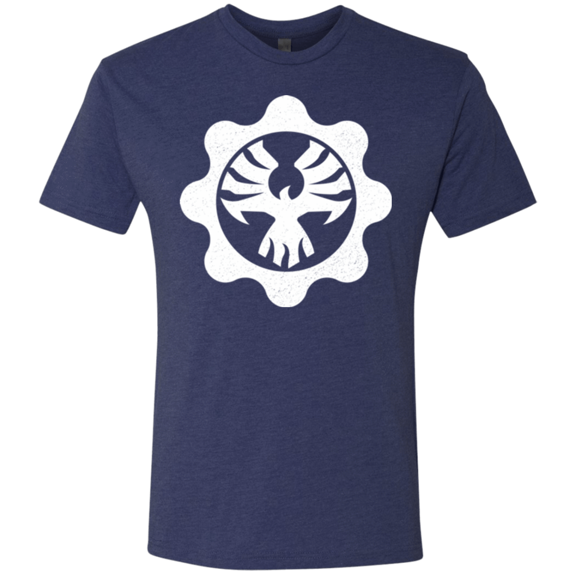T-Shirts Vintage Navy / Small Gears of War 4 Cog Emblem Men's Triblend T-Shirt