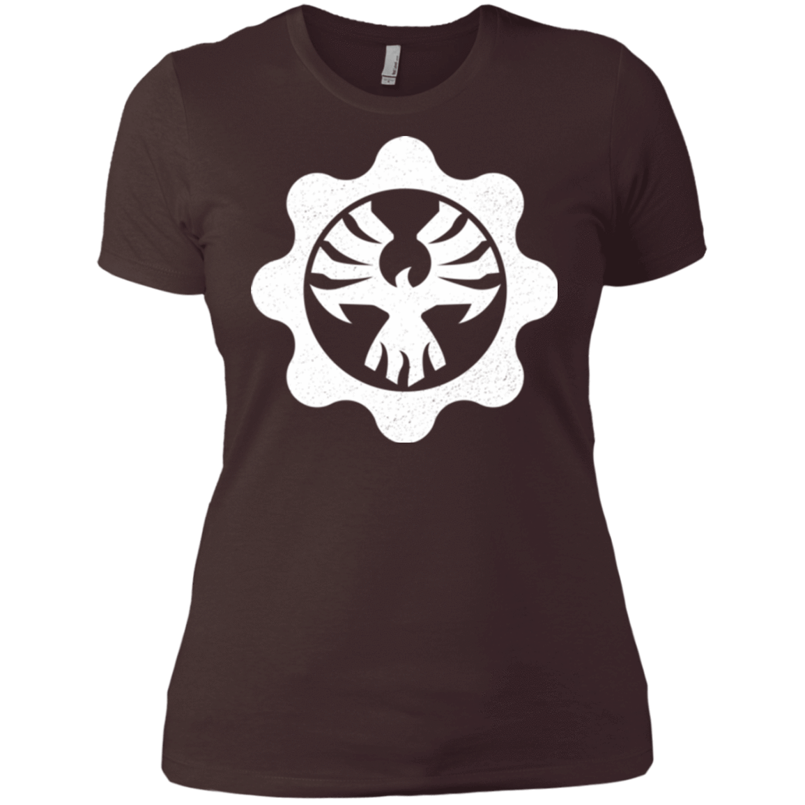 T-Shirts Dark Chocolate / X-Small Gears of War 4 Cog Emblem Women's Premium T-Shirt