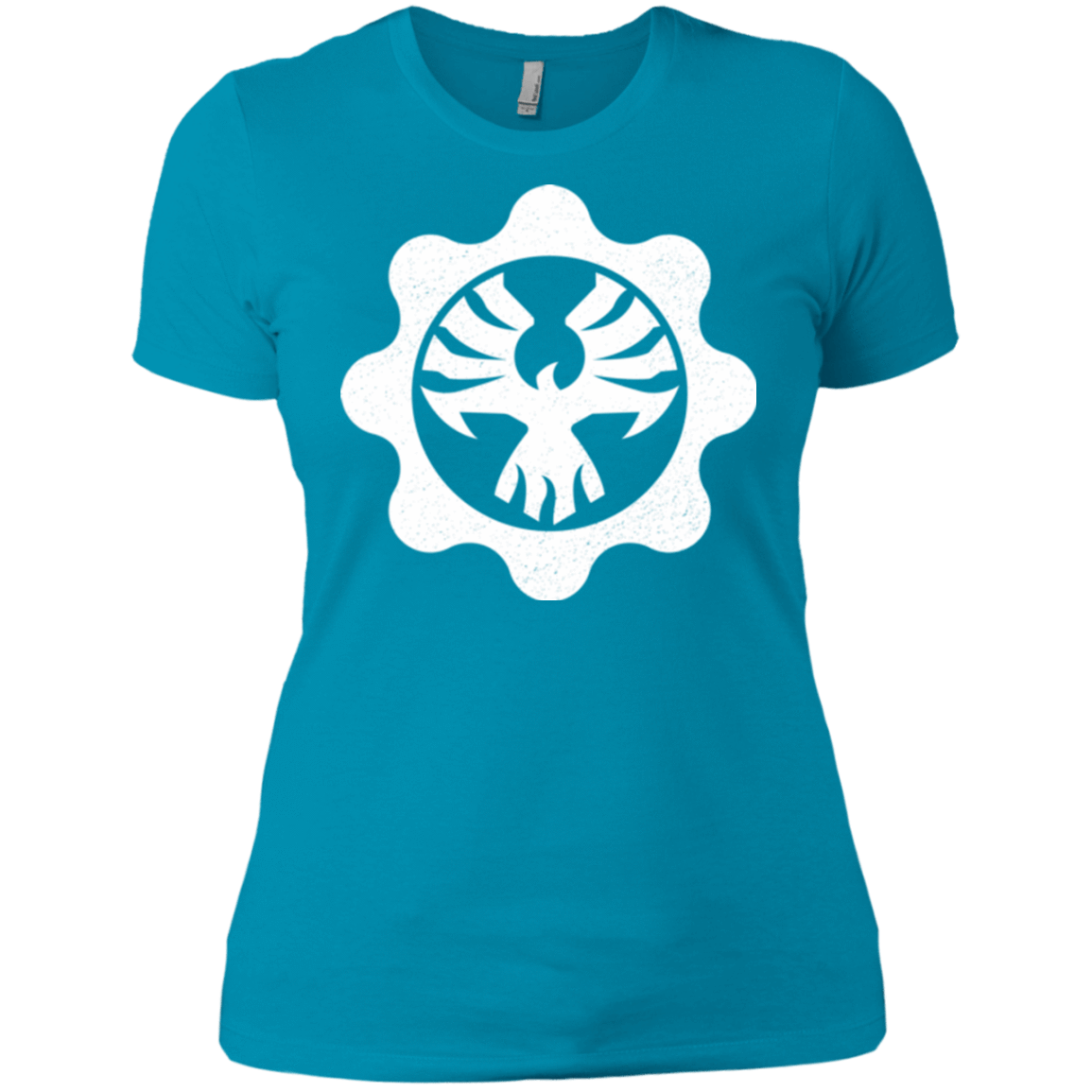 T-Shirts Turquoise / X-Small Gears of War 4 Cog Emblem Women's Premium T-Shirt