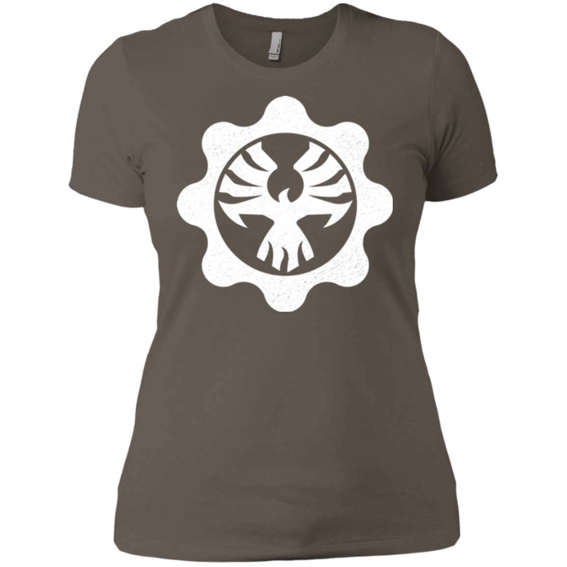 T-Shirts Warm Grey / X-Small Gears of War 4 Cog Emblem Women's Premium T-Shirt