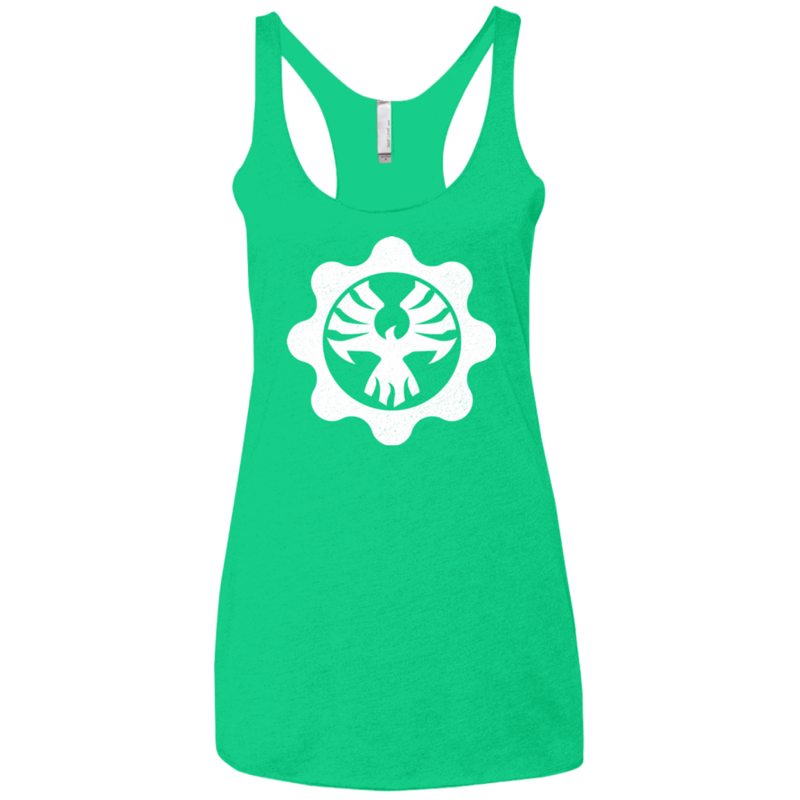 T-Shirts Envy / X-Small Gears of War 4 Cog Emblem Women's Triblend Racerback Tank