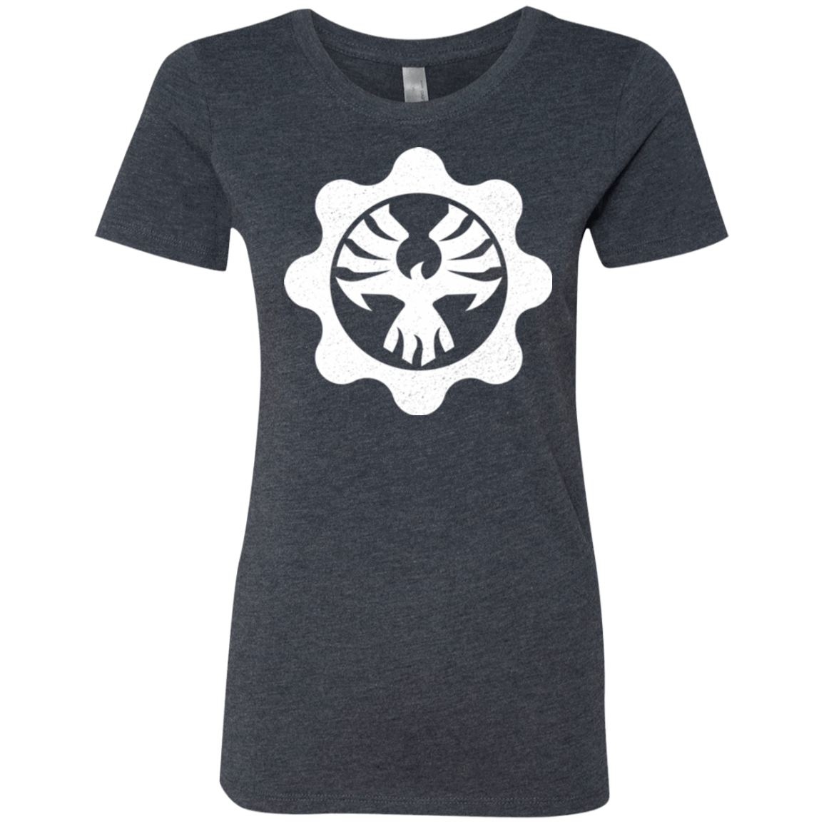 T-Shirts Vintage Navy / Small Gears of War 4 Cog Emblem Women's Triblend T-Shirt