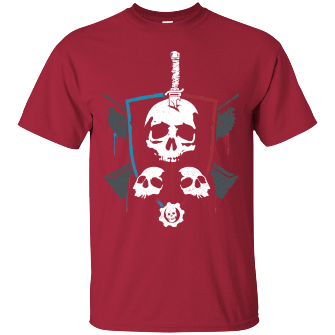 T-Shirts Cardinal / Small Gears of War 4 Crest T-Shirt