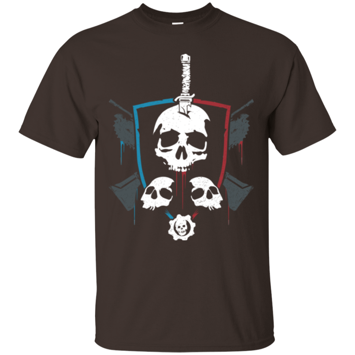 T-Shirts Dark Chocolate / Small Gears of War 4 Crest T-Shirt