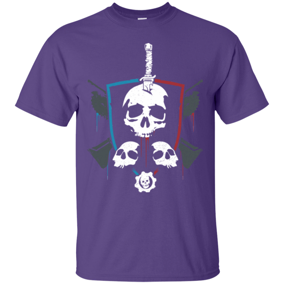 T-Shirts Purple / Small Gears of War 4 Crest T-Shirt