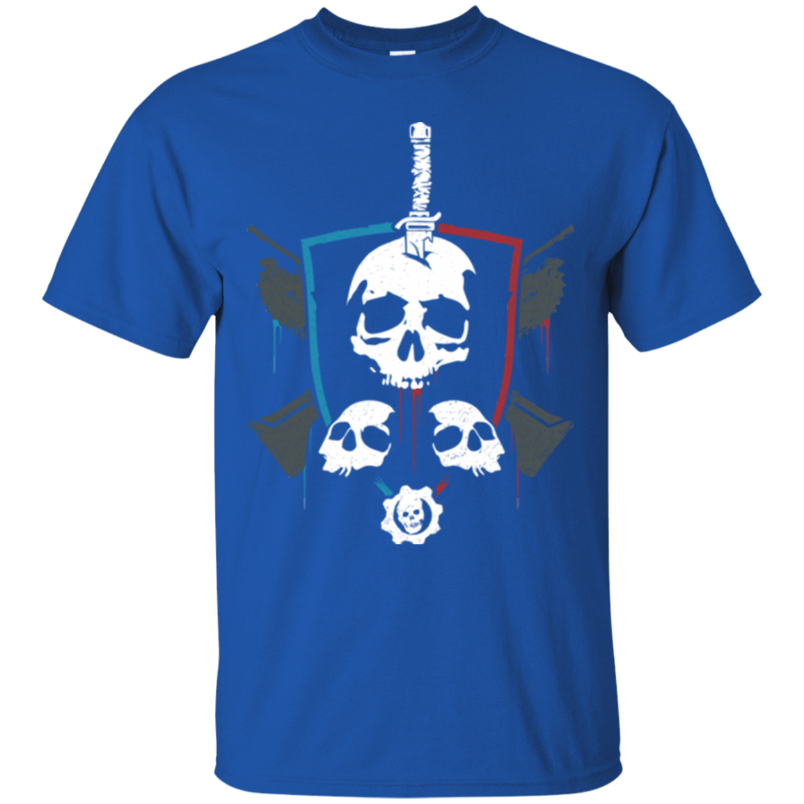 T-Shirts Royal / Small Gears of War 4 Crest T-Shirt
